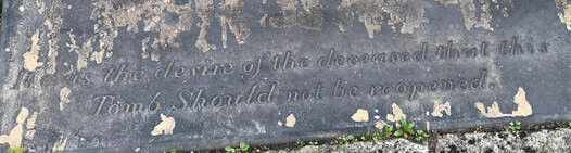 Epitaph from gravestone