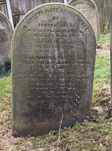 Gravestone of Samuel Yates Jr