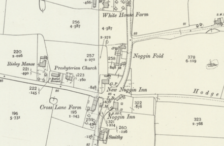 Map of Risley 1907